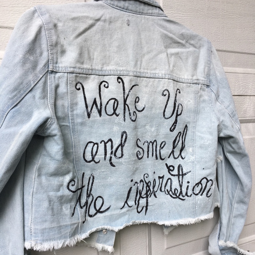 Jean Jacket HAND PAINTED NEW